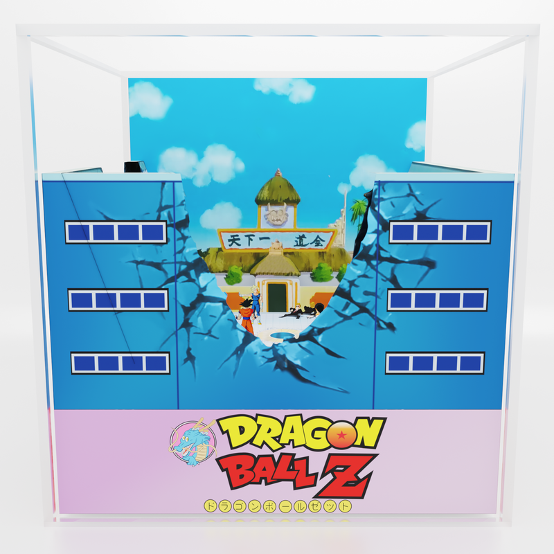 Cubo/Diorama - Dragonball - La Frustración de Vegeta
