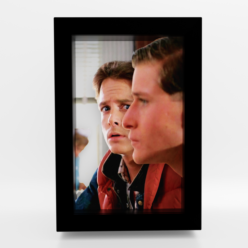 Back to the Future - Marty McFly y su Padre en el Pasado
