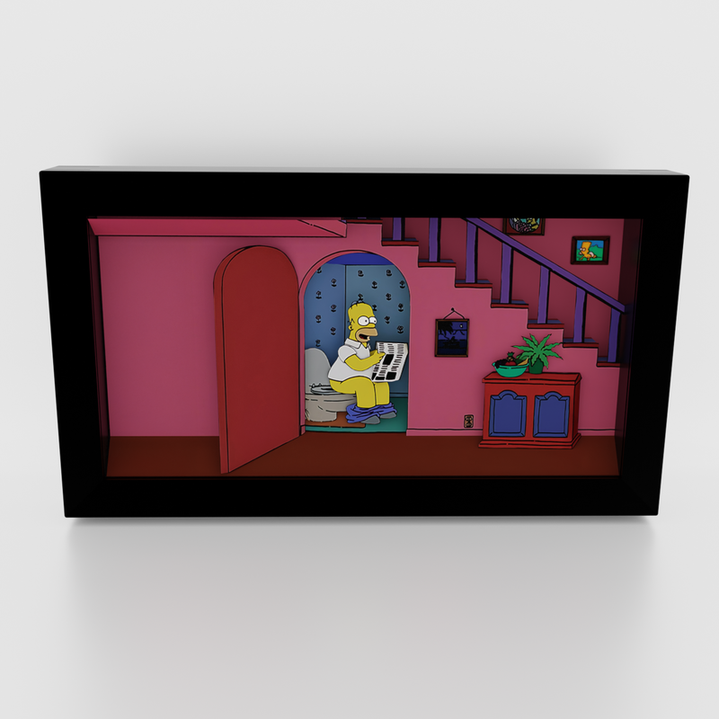 Los simpson - Homero en el Baño
