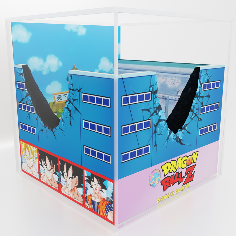 Cubo/Diorama - Dragonball - La Frustración de Vegeta
