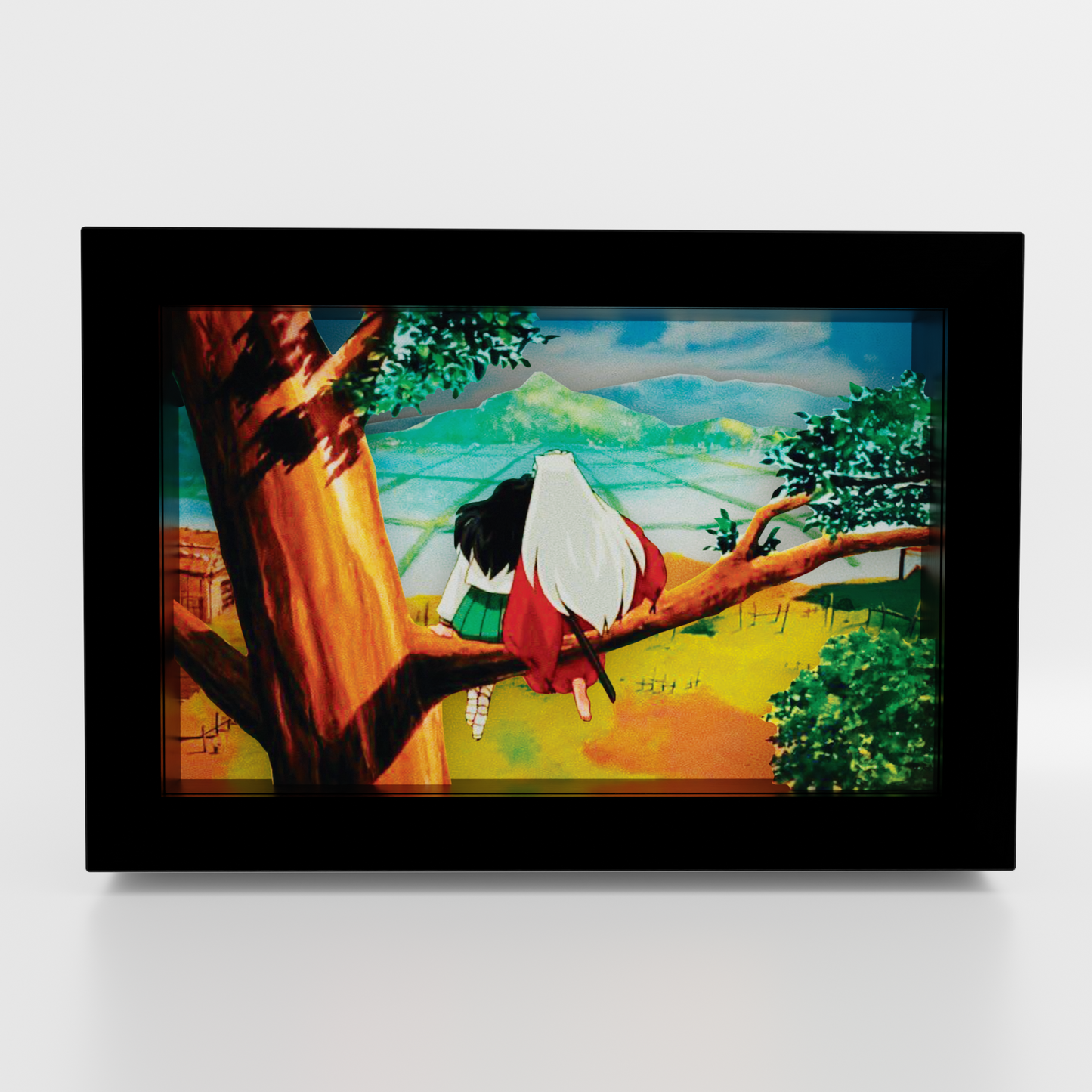 Inuyasha - InuYasha y Kagome en el Árbol