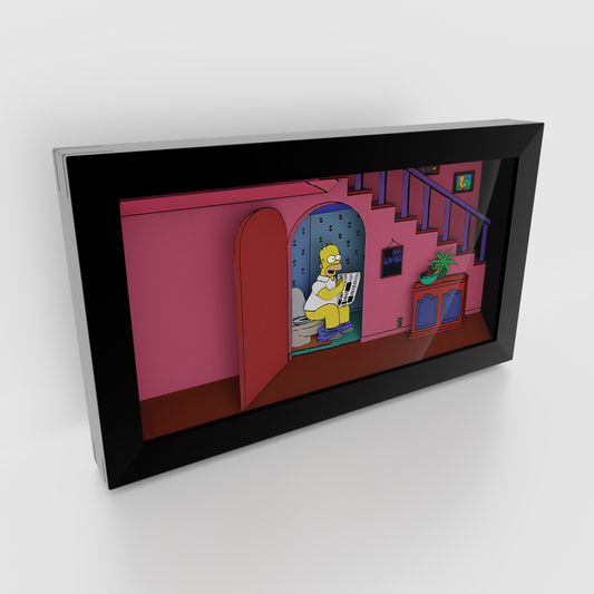 Los simpson - Homero en el Baño