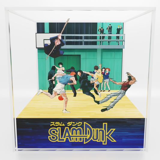 Cubo/Diorama - Slam Dunk - Pelea en el gimnasio