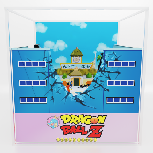 Cubo/Diorama - Dragonball - La Frustración de Vegeta