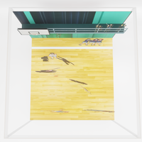 Cubo/Diorama - Slam Dunk - Pelea en el gimnasio