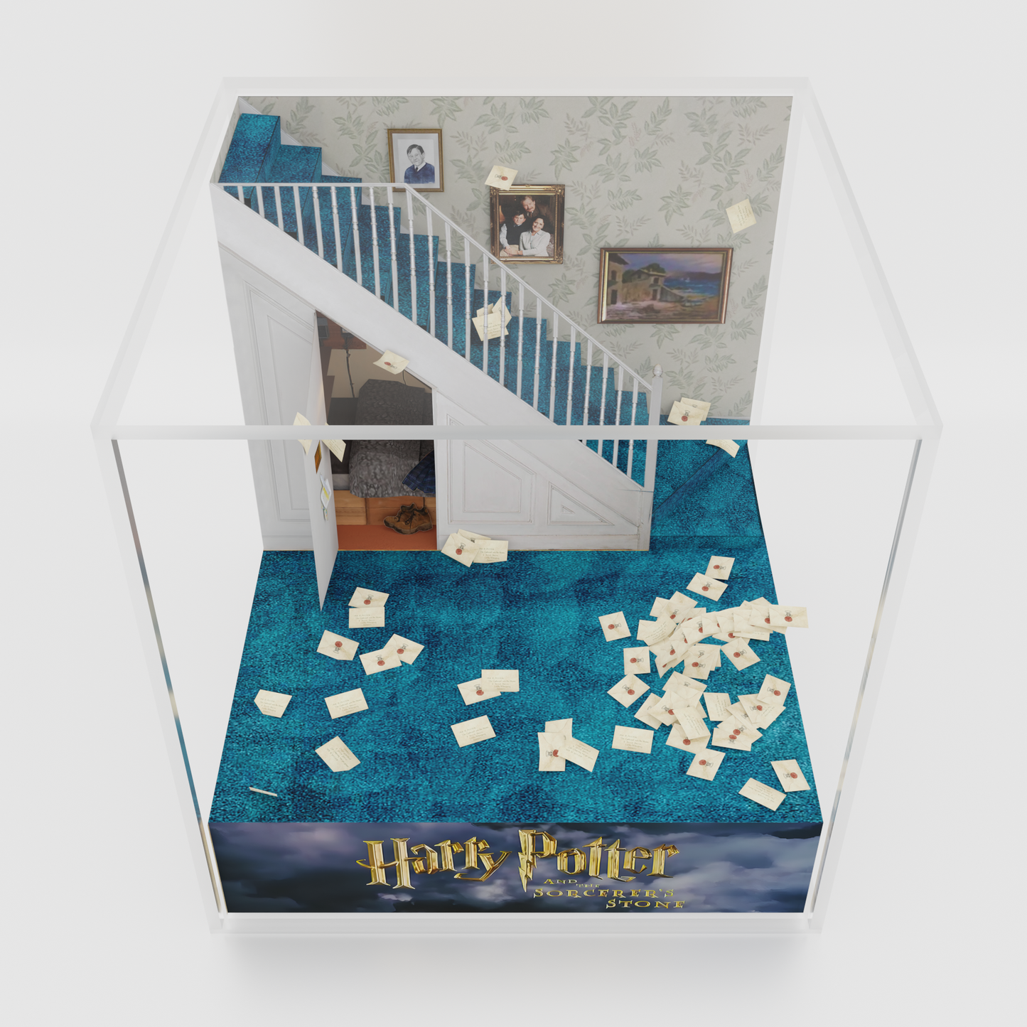 Cubo/Diorama - Harry Potter - La Alacena bajo las escaleras