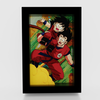 Dragon Ball - Goku y Gohan en la Nube Voladora