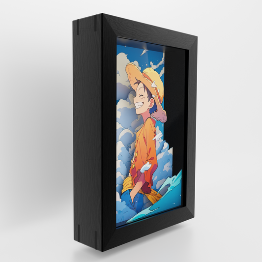 Luffy entre las Nubes – Cuadro 3D One Piece