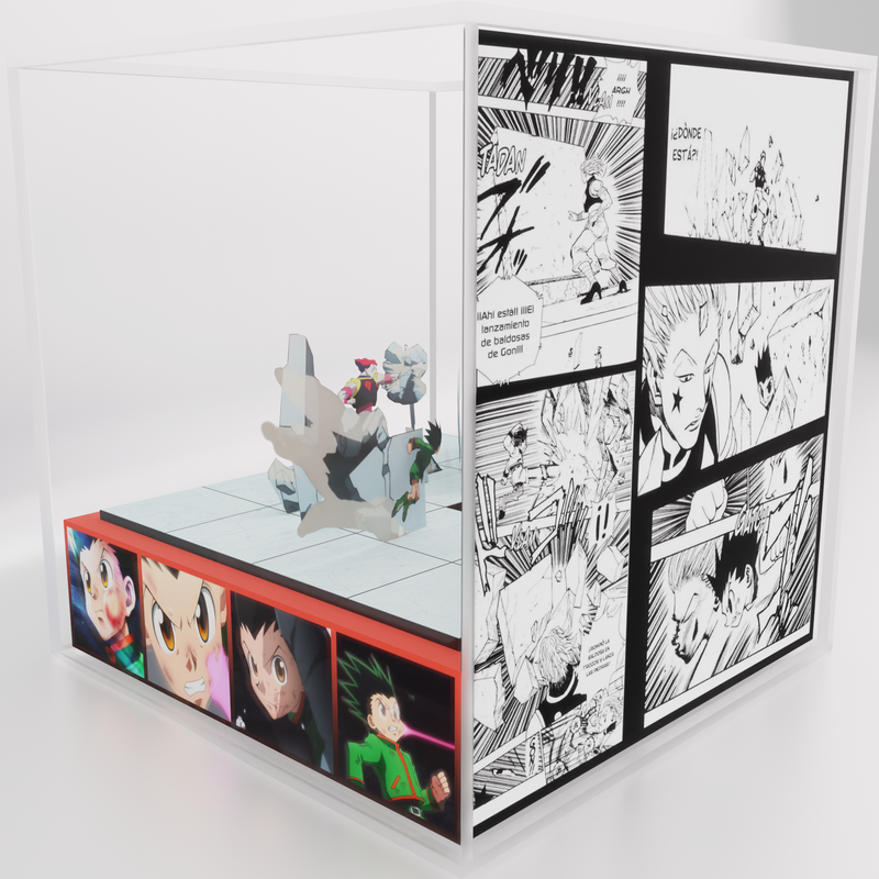 Cubo/Diorama - Hunter x Hunter - Hisoka vs Gon