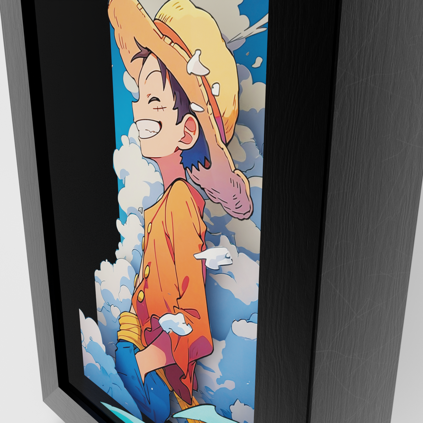 Luffy entre las Nubes – Cuadro 3D One Piece