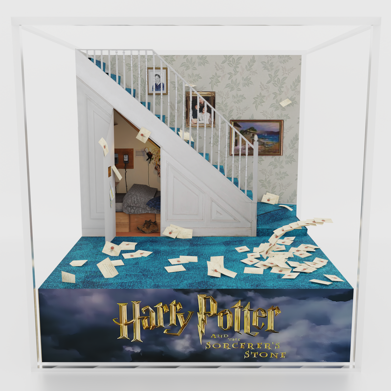 Cubo/Diorama - Harry Potter - La Alacena bajo las escaleras