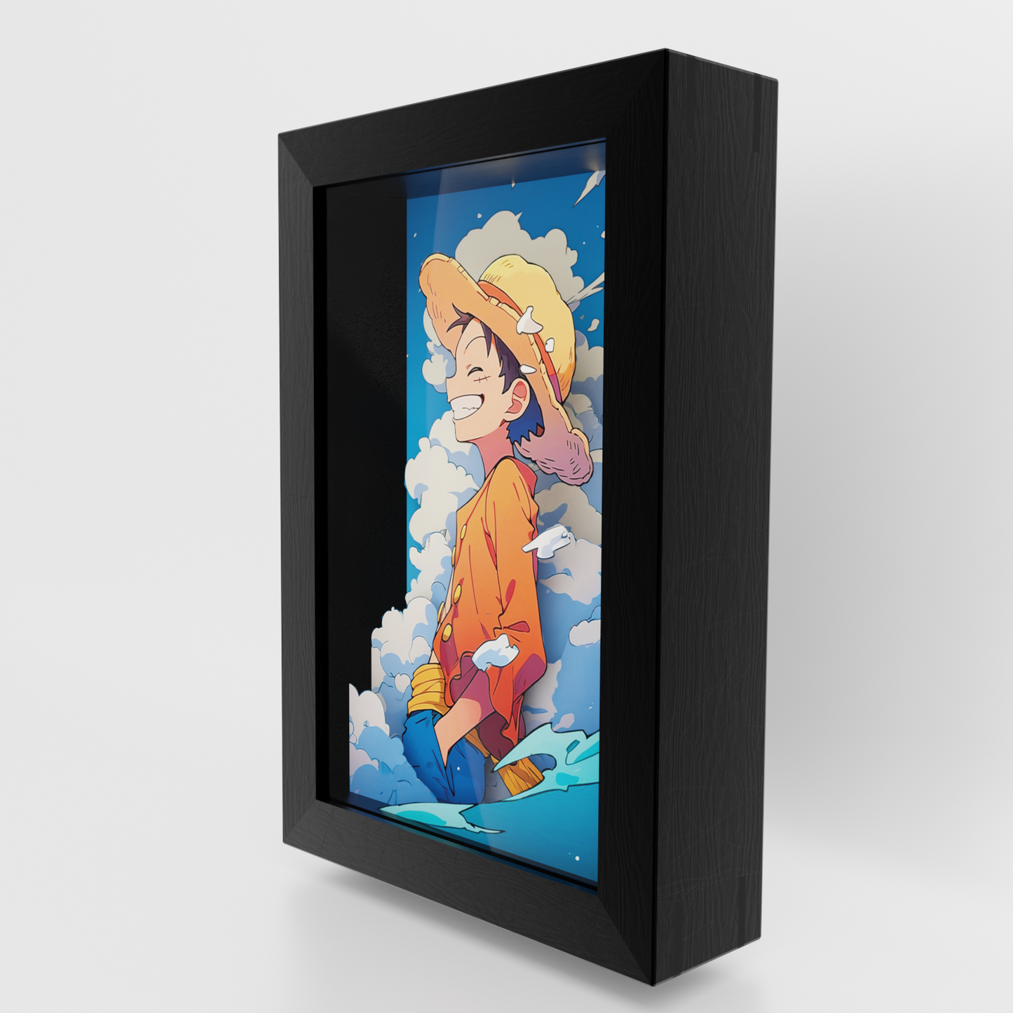 Luffy entre las Nubes – Cuadro 3D One Piece